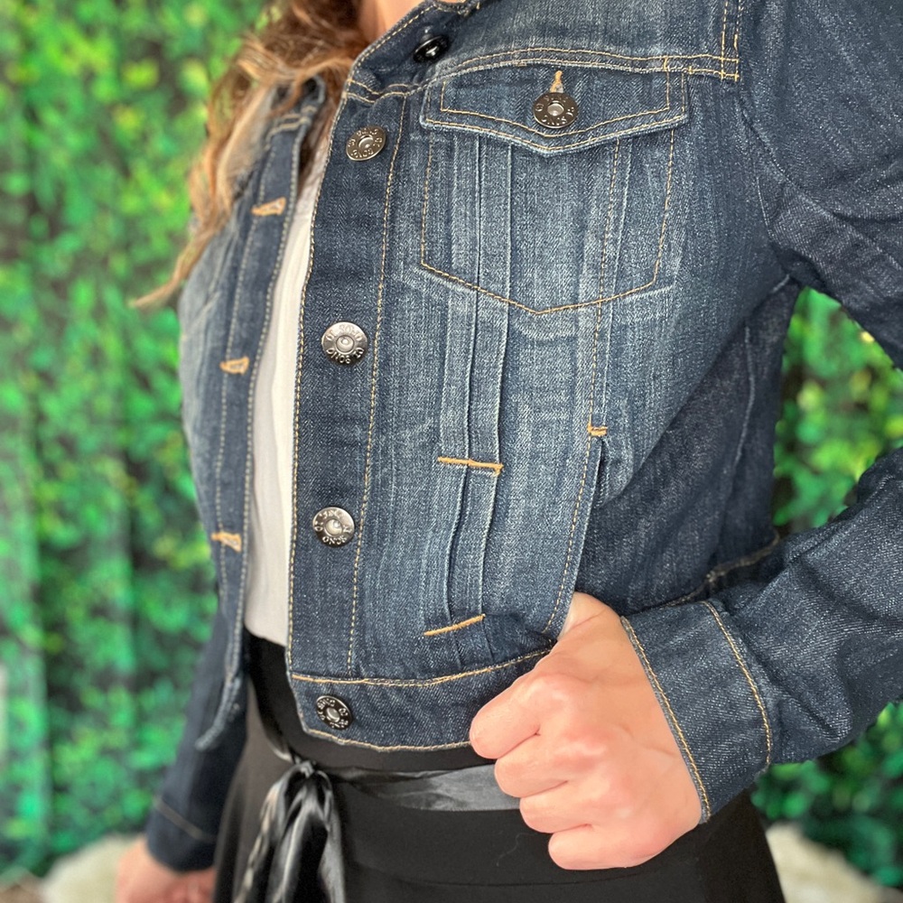 Cropped Jean Jacket - Picture 12 of 14